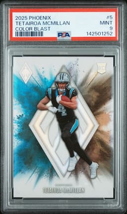 2025 Tetairoa McMillan #5 Phoenix Color Blast PSA 9.0