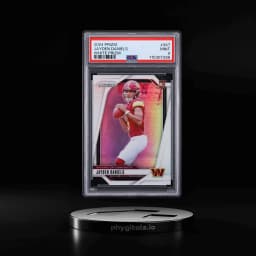 2024 Panini Prizm White Jayden Daniels ROOKIE /35 #347 PSA 9 MINT