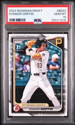 2024 Konnor Griffin #BD-22 Bowman Draft PSA 10.0