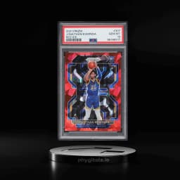 2021 Panini Prizm Red Ice Jonathan Kuminga ROOKIE #307 PSA 10 GEM MINT