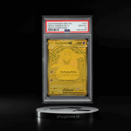 2025 Pokemon Mega Evolution Gold Rare Mega Gardevoir ex #187 PSA 10 GEM MINT
