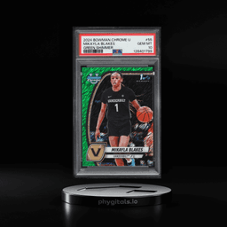 2024 Bowman Chrome University Green Shimmer Mikayla Blakes ROOKIE #55 PSA 10 GEM MINT