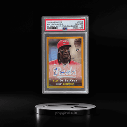 2024 Topps Archives Fan Favorites Premium Autograph Gold Foilboard Elly De La Cruz #FFED 2/50 PSA 10