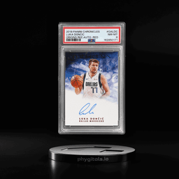 2018 Panini Chronicles Origins Rookie Autograph Red Luka Doncic #OA-LDC PSA 8