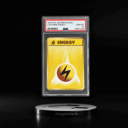 1996 Pokemon Basic Japanese Lightning Energy #NNO PSA 10
