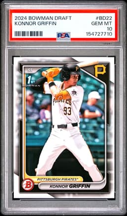 2024 Konnor Griffin #BD-22 Bowman Draft PSA 10.0