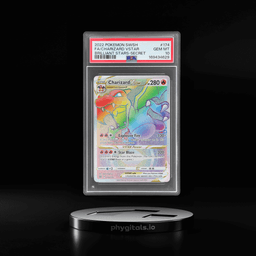 2022 Pokemon Sword and Shield Brilliant Stars Secret Rare Charizard Vstar #174 PSA 10
