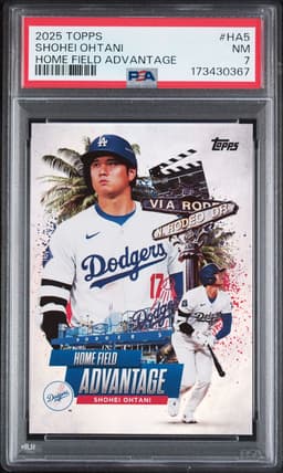 2025 Shohei Ohtani #HA-5 Topps Home Field Advantage PSA 7.0