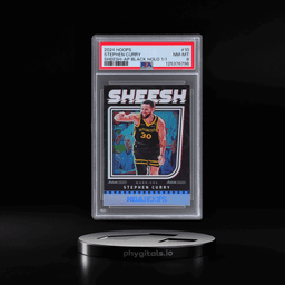 2024 Panini Hoops Sheesh Artist Proof Holo Black Stephen Curry #10 1/1 PSA 8