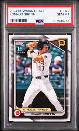 2024 Konnor Griffin #BD-22 Bowman Draft PSA 10.0