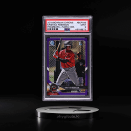 2018 Bowman Chrome Purple Refractor Kristian Robinson ROOKIE /250 #BCP186 PSA 9 MINT
