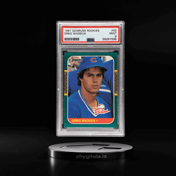 1987 Donruss the Rookies Greg Maddux #52 PSA 9