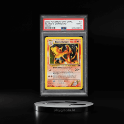2000 Pokemon Gym Challenge Holo Blaine's Charizard #2 PSA 9 MINT