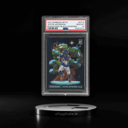 2021 Donruss Optic Downtown Black Pandora Justin Jefferson #DT16 4/25 PSA 10