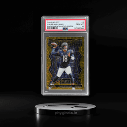 2024 Panini Select Phenomenon Gold Prizm Caleb Williams #1 7/10 PSA 10
