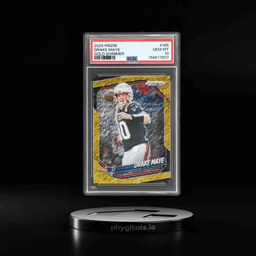 2025 Panini Prizm Gold Shimmer Prizm Drake Maye #165 5/10 PSA 10