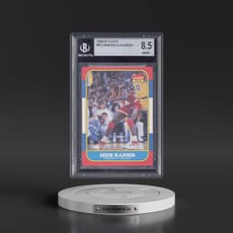 1986 Fleer #82 Akeem Olajuwon (BGS 8.5 NM-MT+)