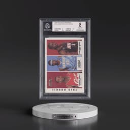 2003 Fleer Tradition #300 Carmelo Anthony/Dwyane Wade/LeBron James (BGS 8 NM-MT)