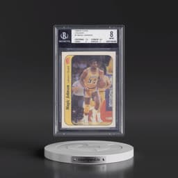 1986 Fleer Sticker #7 Magic Johnson (BGS 8 NM-MT)