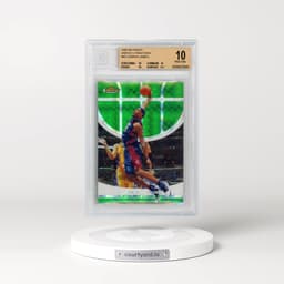 2005 Finest #85 LeBron James - Green X-Fractor (BGS 10 PRISTINE)