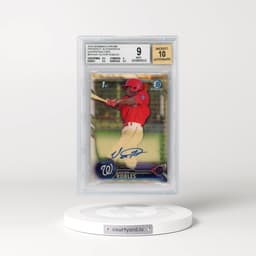 2016 Bowman Chrome Prospect Autographs Superfractors #CPAVR Victor Robles (BGS 9 MINT)
