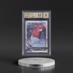 2018 Bowman Chrome Rookie Autographs #BCRASO Shohei Ohtani (BGS 9.5 GEM MINT)