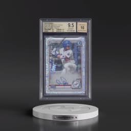 2020 Bowman Chrome Prospect Autographs #CPAAP Andy Pages - Speckle Refractor (BGS 9.5 GEM MINT)