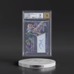 2018 Panini Spectra Super Bowl Champion Signatures Neon Marble #2 Tom Brady (BGS 9 MINT)