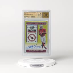 2019 Panini Contenders Optic #126 Kyler Murray - Autograph-Gold (BGS 9.5 GEM MINT)