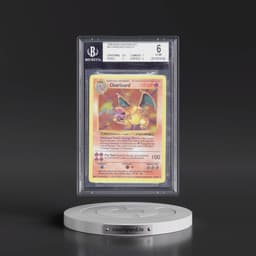 1999 Base Set #4 Charizard - Shadowless Holo (BGS 6 EX-MT)