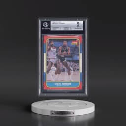 1986 Fleer #55 Steve Johnson (BGS 9 MINT)