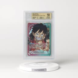 2022 Romance Dawn - English #003 Monkey D. Luffy - (Map Text Box) Alt Art Pre-Errata ("1") (BGS 10 PRISTINE)