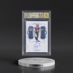 2020 Panini Flawless Rookie Dual Patch Autographs Platinum #3 Joe Burrow (BGS 9.5 GEM MINT)