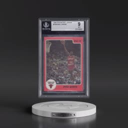 1986 Star Michael Jordan #4 Michael Jordan/Pro Stats (BGS 9 MINT)