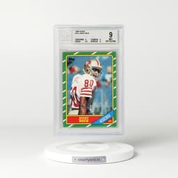 1986 Topps #161 Jerry Rice (BGS 9 MINT)