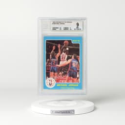 1986 Star Best of the New/Old #2 Michael Jordan (BGS 9 MINT)