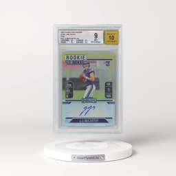 2024 Panini Contenders Goal Line Ticket FOTL #101 JJ McCarthy AU (BGS 9 MINT)