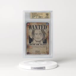 2024 One Piece Emperors in the New World #OP09004 Shanks WANTED POSTER SP SR (BGS 10 PRISTINE)