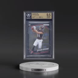 2025 Panini Prizm Prizms Black Stars #376 Jayden Higgins (BGS 9.5 GEM MINT)