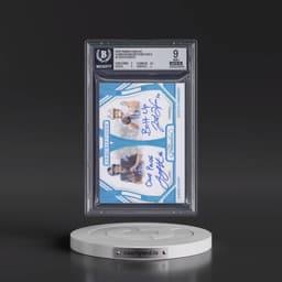 2024 Panini Flawless Flawless Inscriptions Duals #2 Jared Goff/Justin Herbert (BGS 9 MINT)