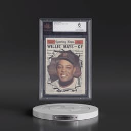 1961 Topps #579 Willie Mays - All Star (BVG 6 EX-MT)