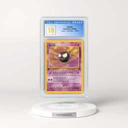 1999 Fossil #33 Gastly - 1st Edition (CGC 10 PRISTINE)