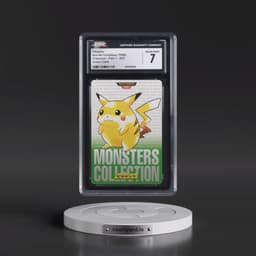 1996 (Monsters Collection) Part 1 #025 Pikachu - Green Card (CGC 7 NM)