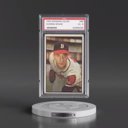 1953 Bowman Color #99 Warren Spahn (PSA 5 EX)