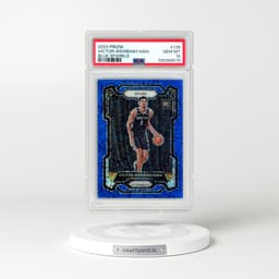 2023 Panini Prizm #136 Victor Wembanyama - Blue Sparkle (PSA 10 GEM MINT)