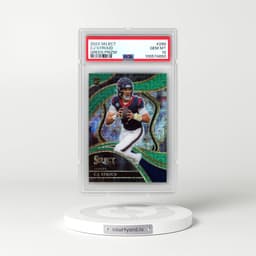 2023 Panini Select #289 CJ Stroud - Green Prizm (PSA 10 GEM MINT)