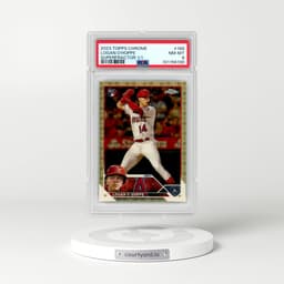 2023 Topps Chrome #188 Logan O'Hoppe - Superfractor 1/1 (PSA 8 NM-MT)