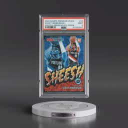 2023 Panini Hoops Premium Stock Sheesh #23 Scoot Henderson - Premium Red Prizm (PSA 9 MINT)