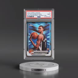 2023 Topps Chrome #1 Victor Wembanyama - Blue Basketball Refractor (PSA 9 MINT)