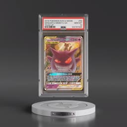 2019 Pokémon Sun & Moon Team Up #53 Gengar & Mimikyu GX - Holo (PSA 10 GEM MINT)